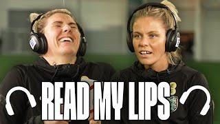 We are sick at this  Millie Bright & Rachel Daly  Read My Lips Challenge  England