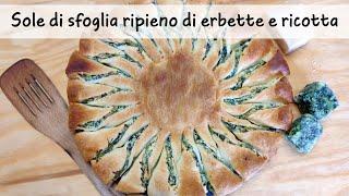 SOLE DI SFOGLIA ripieno di erbette e ricotta  Facile veloce e goloso 