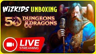 Unboxing Dungeons and Dragons 50th Anniversary Minis from Wizkids LIVE