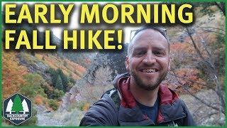 Early Morning Fall Hiking  Slate Canyon