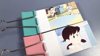 Flip book Doraemon and Nobita accidentally break into Shizukas bathroom