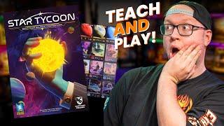 Buying Planets Star Tycoon Board Game Teach  Playthrough and Review