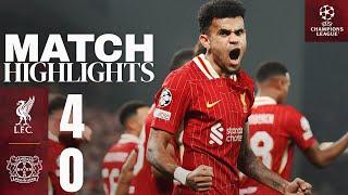 Luis Diaz HAT-TRICK Liverpool 4-0 Bayer Leverkusen  Champions League Highlights