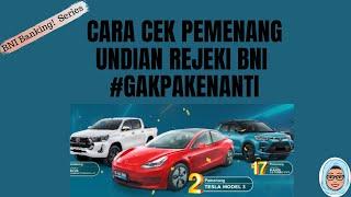 NAMA PEMENANG UNDIAN REJEKI BNI GAK PAKE NANTI TAHAP 1 2023