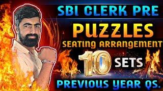 SBI CLERK PRE 2023 10 Puzzle Sets   Reasoning By Dhruvasir....