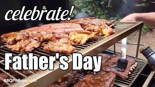 Celebrate Fathers Day on the Grill by the BBQ Pit Boys