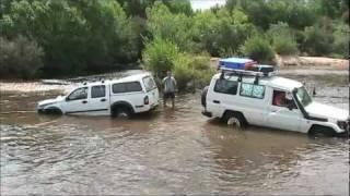 Holden Rodeo saved by Toyota Land Cruiser