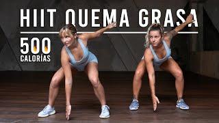 Quema 500 Calorias Con Rutina Cardio HIIT Alternativas Sin Saltos