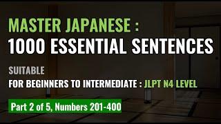 Shadowing Japanese 1000Essential Sentences for Beginners to Intermediate JLPT N4 Lv. 2  5