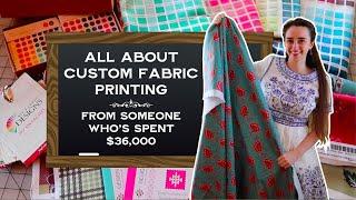 All about custom printed fabric how to design where to order and using it to build a business