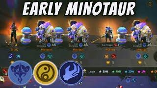 BEST EARLY GAME STRATEGY NOW  EARLY 2 STAR MINOTAUR  MAGIC CHESS MOBILE LEGENDS