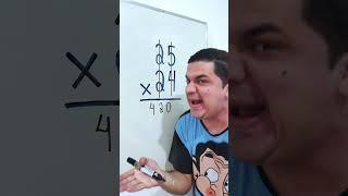 Multiplicação INCRÍVEL do Mr Bean da Matemática #shorts