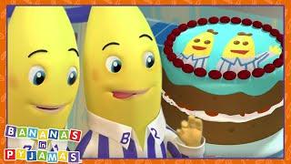 Lets BAKE Bananas  Cartoons for Kids  Bananas In Pyjamas