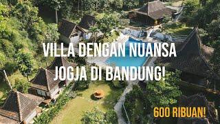 VILLA UNIK DI BANDUNG PERPADUAN NUANSA JOGJA DAN ARTISTIK  Review VillaTel Salse Bandung