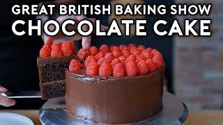 Chocolate Fudge Cake from The Great British Baking Show  Binging with Babish