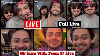 Mr faisu live with team 07 today on instagram  team 07 new song  Mr faisu live video