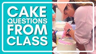 Top 5 Questions from a Cake Decorating Class