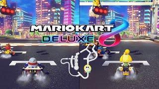 Mario Kart 8 Deluxe 2 Player Coop Boomerang Cup Nintendo Switch Gameplay