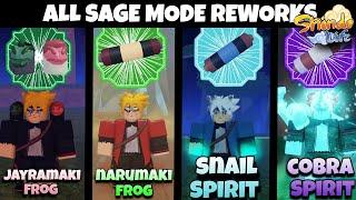 Jayramaki Narumaki Frog Spirit Snail Spirit and Cobra Spirit Awaken Shindo Life Showcase