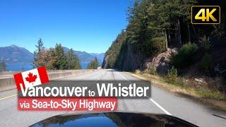 Driving the scenic Sea-to-Sky Highway from Vancouver to Whistler