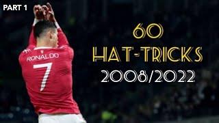 Cristiano Ronaldo All 60 Career Hat-Tricks  Part 1