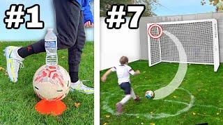11 Soccer TRICK SHOTS from EASY to IMPOSSIBLE