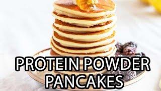 Vanilla Protein Powder Pancakes without Bananas