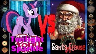 Twilight Sparkle My Little Pony vs Santa Claus - Ultimate Mugen Fight 2017