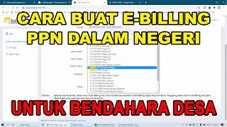 Cara Buat E Billing PPN Dalam Negeri Bendahara Desa