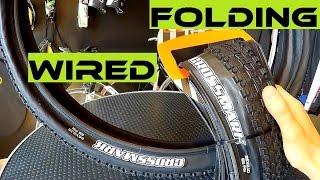 Expensive Folding vs Cheap Wired Bike Tire. Which One To Buy? Maxxis Crossmark.