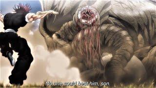 Hanma Yujiro Vs African Monster Elephant  Hanma Baki Son of Ogre Episode 01 English Subbed