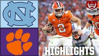 North Carolina Tar Heels vs. Clemson Tigers  Full Game Highlights