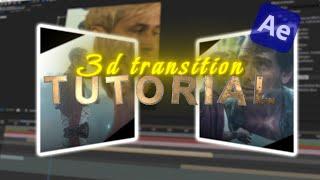 Smooth 3D TRANSITION in After Effects  After Effects TUTORIAL