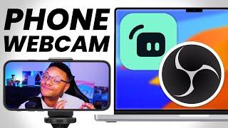 How To Use PHONE as Facecam in OBS & Streamlabs for Free NEW 2023