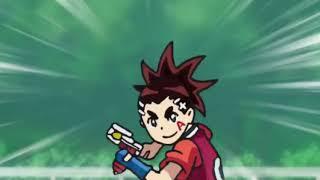 Shu vs Aiger - beyblade burst turbo ep 38