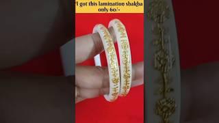 bangle collectionunder100rs#shakha #pola#shortfeed #pujacollection#viral #gariahatmarket#newmarket