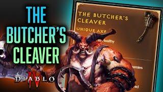 Diablo 4 The Butchers Cleaver Axe UNIUQUE Where to get & Unique Perk