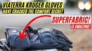 BEST MOTORCYCLE GLOVES WITH SUPERFABRIC PROTECTION DESIGN FOR COMFORT VIATERRA KRUGER GLOVES REVIEW