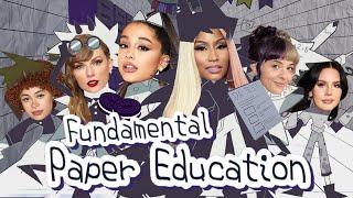 Celebrities in Fundamental Paper Education