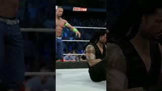 WWE 2K15 John Cena vs Roman Reigns#shorts #wwe