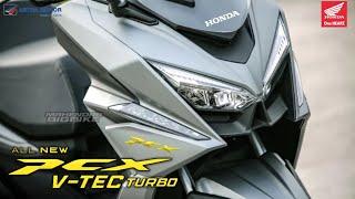 LAWAN NMAX TURBONEW HONDA PCX VTEC TURBO 2024 SIAP MENGASPAL DI INDONESIA  DISAIN SANGAR