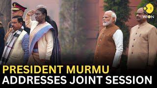 Lok Sabha LIVE  President Droupadi Murmu addresses joint session of Parliament  Modi 3.0 LIVE