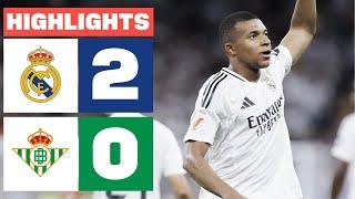 REAL MADRID 2 - 0 REAL BETIS  HIGHLIGHTS LALIGA EA SPORTS