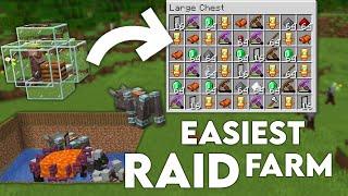Minecraft EASIEST Raid Farm 1.19  Insane loot