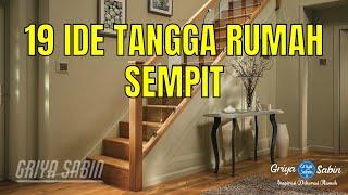 19 Ide Desain Tangga Rumah Sempit Sederhana  Rumah Minimalis