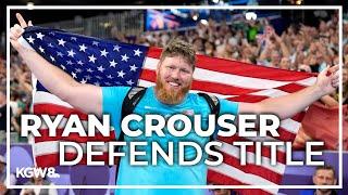 Oregons Ryan Crouser clinches historic win in shot put final