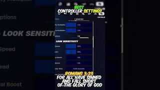 THE BEST CONTROLLER SETTINGS FOR CHAPTER 5  #Shorts #BestSettings