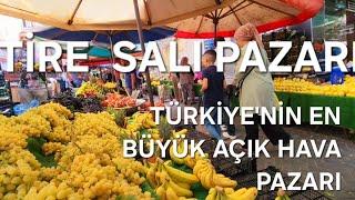 TİRE İzmir Salı Pazarı - 25 Eylül 2024 - #tire #izmir #turkishbazaar #vlog #viralvideo