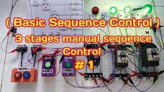 3 Stages Manual Operation Control tagalog  Basic Sequence Control Tutorial