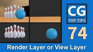 Render Layer or View Layer in Blender